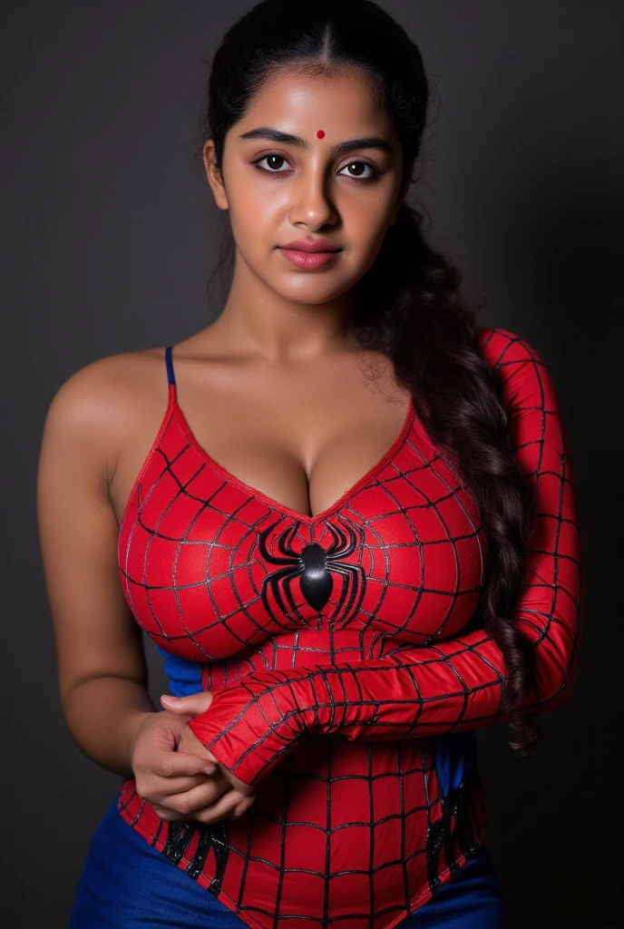 Pakistani hot ladki Yasmeen Khan 31 Sal Umra Badi Chhati Bade chuche Gajab Ka finger Khubsurat woman detailed defined body using spider man cosplay