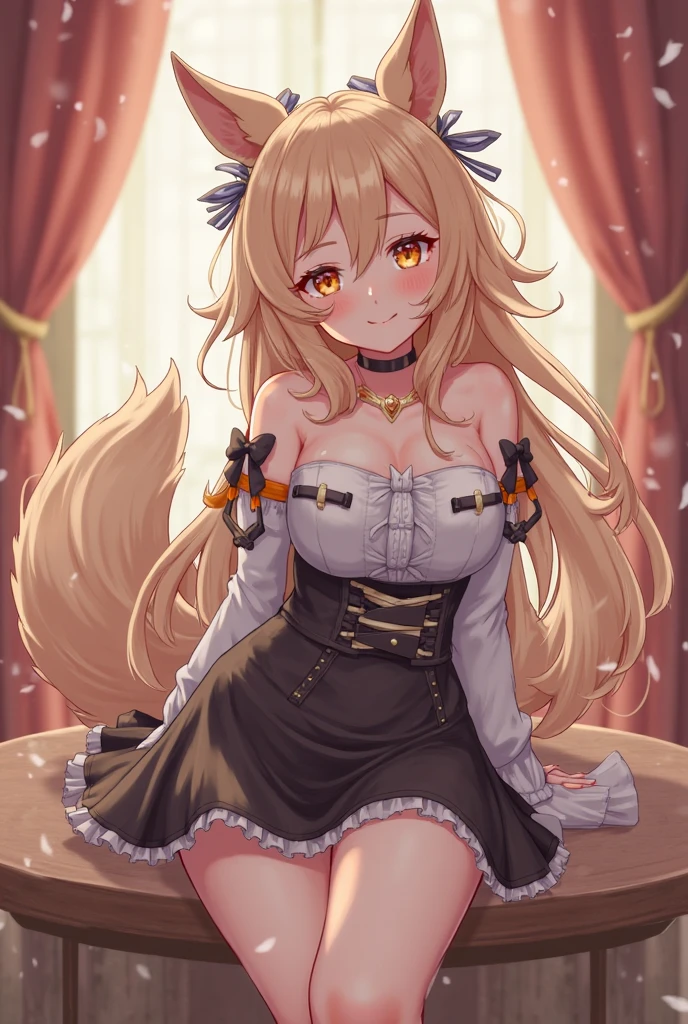 Detailed image, realistic image, coherent image, 1 girl. She has long orange hair, light blue eyes. She is smiling shyly. She has a curvy body, medium breasts, wide hips and thick thighs. She is dressed in a lace Bra and pleated mini skirt. On her knees, clasping her hands together in prayer. Background of a church, surrounded by fairies in the form of lights. full body view. Natural light, ambient light, detailed shadows,Detailed image, realistic image, coherent image, 1 girl. She has long orange hair, light blue eyes. She is smiling shyly. She has a curvy body, medium breasts, wide hips and thick thighs. She is dressed in a lace Bra and pleated mini skirt. On her knees, clasping her hands together in prayer. Background of a church, surrounded by fairies in the form of lights. full body view. Natural light, ambient light, detailed shadows,