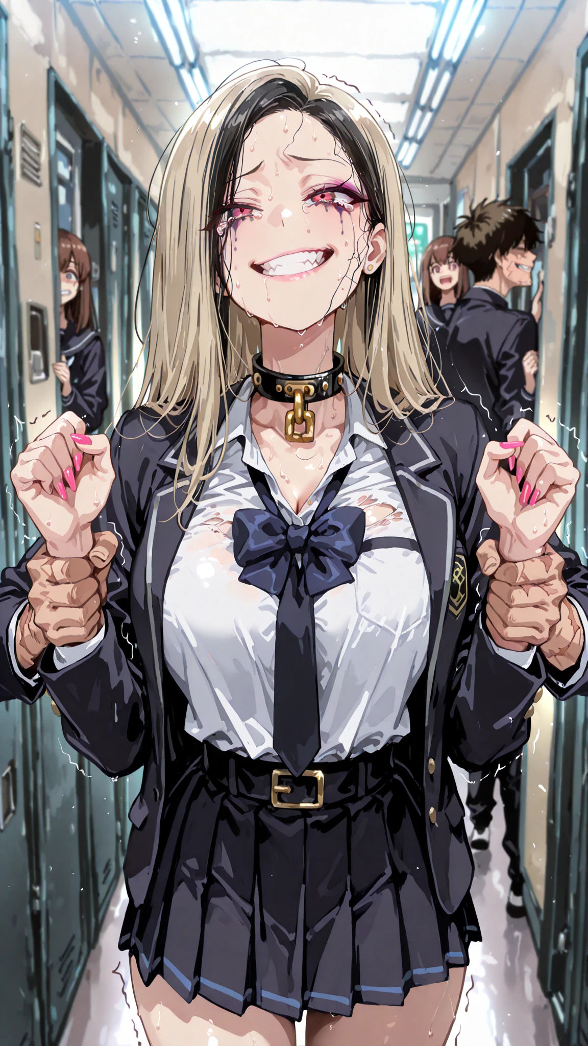 ((Vulgarity:0.57)),Cecilia Alcott / infinite stratos ,Seeding uncle and NTR mature woman sex,[NSFW Support]，Cleavage，uniform,Remove underwear,((Big Breasts)),((Big Ass)),Ahegao,cry,Drooling,Excessive sweating,Flushing of the skin、((Sex with an orc and ejaculation:1.3)),((Cum on face and chest:1.3)),((Have sex with a lot of guys:1.3)),((Anal vibrator:1.4)),((Prostitute:1.5)),((Fellatio Service:1.3)),Perfect lighting,Perfect body,Random facial expressions,リザードマンにrapeされる,Dynamic pose,((rape:1.3)),((Cum deep down my throat:1.3)),((Exposed breasts:0.7)),((Anal sex with a lizardman:0.8)),((A man touches my breasts:0.7)),((Serving with breasts:1.3)),Kiss of submission,Woman Drowning in Pleasure,Shoot the aphrodisiac,((Semen in the hair)),Sex service in the kitchen,