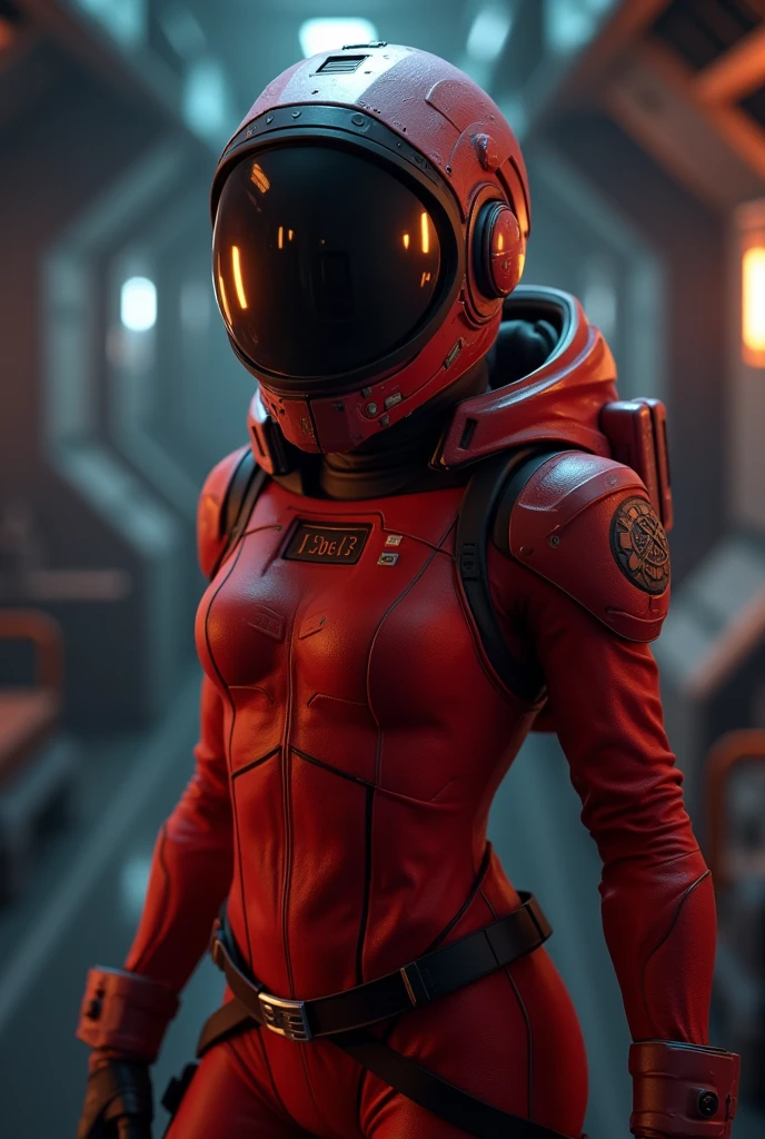 MorgunYu,short brown hair, brown eyes, solo, standing, serious expression, close up, upper body,
MorSpa,gloves, skin tight, black and red spacesuit ,boots ,
space station, dark, lounge area, ( surrounded by dark tentacles) black slime,
(insanely detailed, beautiful detailed face, masterpiece, best quality) <lora:MorgunYu:0.7>