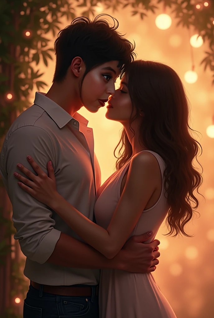 that the two people kiss