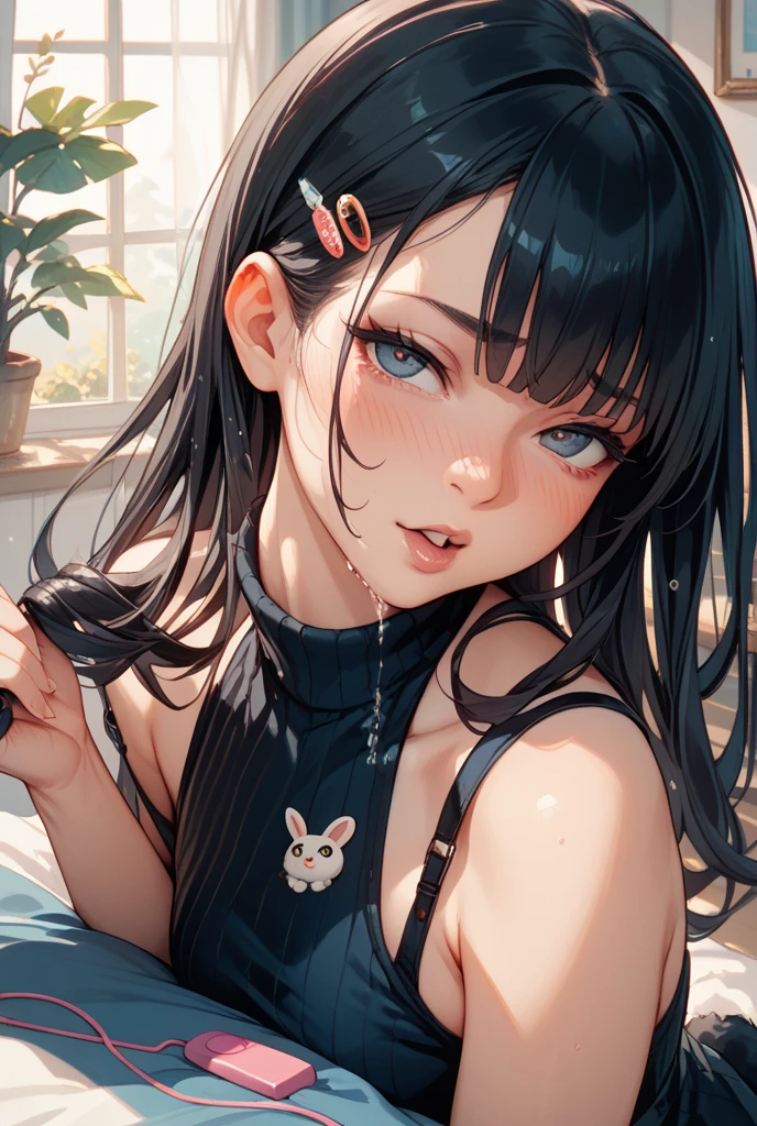 Hot Girl Showing Tongue Seducing