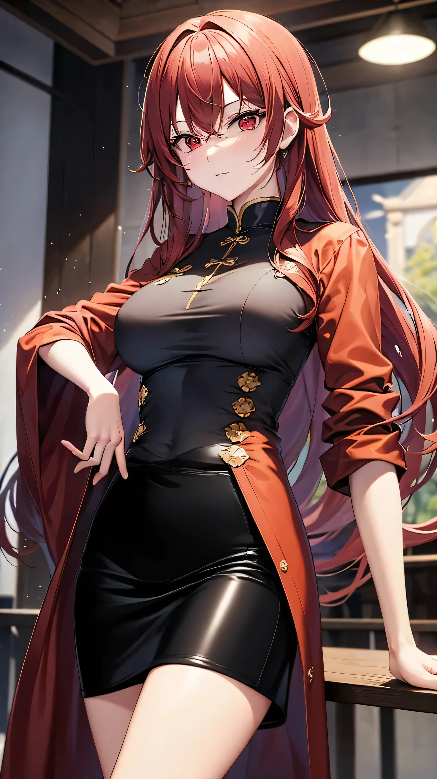 best quality, ultra high resolution, NSFW, hyper-detailed, intricately detailed, masterpiece, anime style, beautiful tall mature woman, mature woman around 28, white woman Milf, pink hair, long straight hair, blue amethyst eyes , looking elegant, compassionate and adorable;, beautiful and the most beautiful woman of all time, big bust, thin waist, Amazonian queen woman, wearing pink sakura Chinese oriental dress with long sleeves, pink flowered skirt, with blue details, perfect body , fit body, natural muscular body, six-pack (defined), modest hips, beautiful skin, ultra-oily and shiny skin, sexy and seductive Amazonian warrior queen Woman looking with love is happiness for the viewer, fierce and imposing sexy and beautiful face full of kindness and compassion, beautiful happy face with a caring look and a joyful smile full of love, kindness and compassion, Standing in a lush and mysterious daytime RPG fantasy dungeon, Sun highlighting his body, fantasy, Looking at the viewer with a happy looking expression and a loving smile at the viewer, cowboy photo, portrait, Alone, Alone, 1 woman, looking at the camera with a happy and loving smile at the viewer, detailed body, detailed hair, detailed face, ready into a fight to protect you, she loves you more than anything, she will fight for you