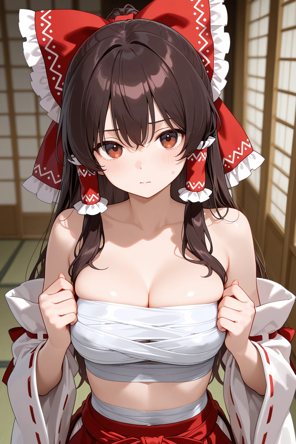 masterpiece, yor, 1girl, Bust A Cup, Amazing Cleavage:1.3, thin waist, big ass, Raised sexy, big breast: 1.2 posed cleavage:1.2、solo, looking at viewer, open mouth, have a cute grass of cute beergrass,black hair, red eyes, dress, bare shoulders, jewelry, collarbone, sidelocks, hairband, earrings, indoors, off shoulder, :o, sweater, arms behind back, plant, short hair with long locks, white hairband, off-shoulder dress, sweater dress, off-shoulder sweater, red sweater, big side hair, very long side hair,is rendered in (masterpiece: 1.2, best quality), with (ultra high resolution) and an exquisite (depth of field). This masterpiece is not only visually stunning but also tells,A scene of cooking in the kitchen
