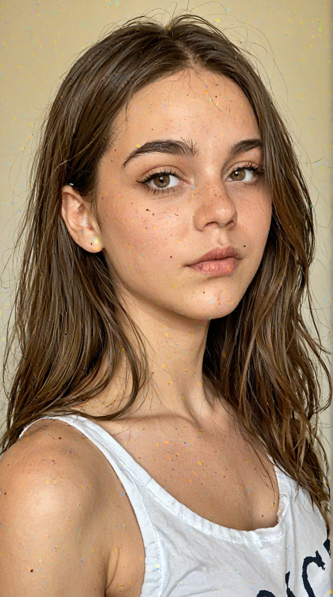(full length photo), RAW, analog, Nikon Z 85mm, ((best quality)) Sweat: 1.2, ((masterpiece)), ((realistic)), Jen_na,jenna_ortega, blonde hair color, long hair, beautiful natural small breast with puffy hard pink niples,18-year-old, virgin look eyes, cute fresh face: 1.3, without shadows on face, detailed (texture!, hair!, shine, color!, flaws: 1.1), highly detailed glowing eyes, extreme quality,sharp focus, dof, highly detailed, sharp focus, real life, ultra realistic, photorealism, photography, 8k uhd, photography, crystal clear, center of frame, detailed skin pores, complex eye datails, complex niples datails 0.9,