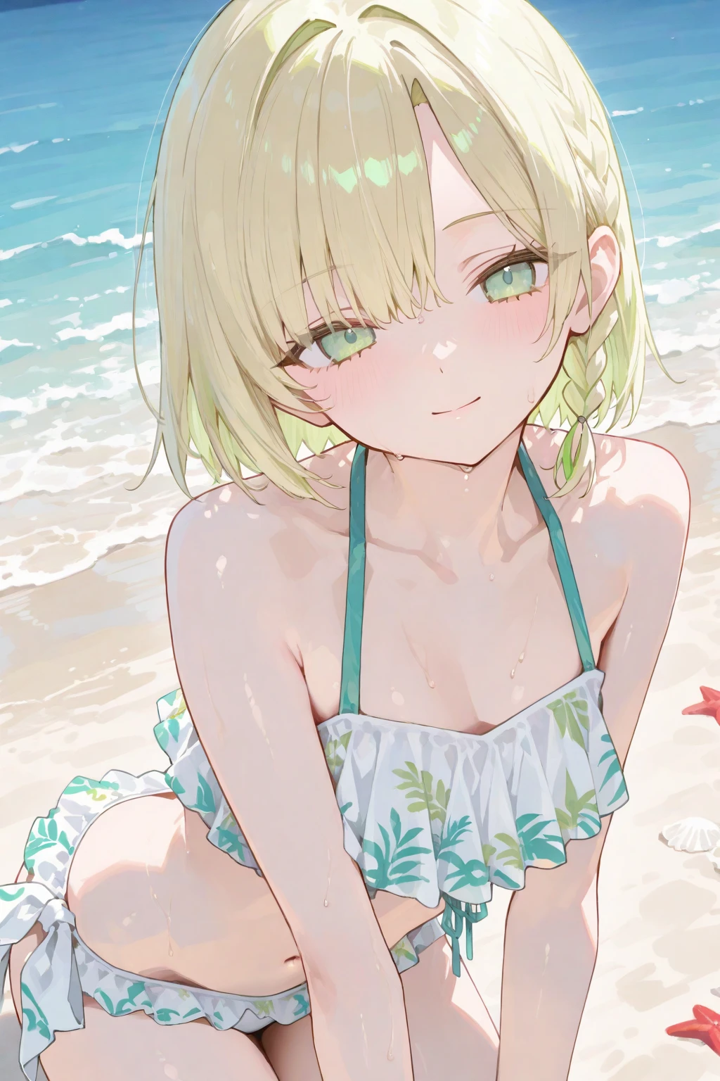 Create Frisk from UnderTale in a swimsuit
