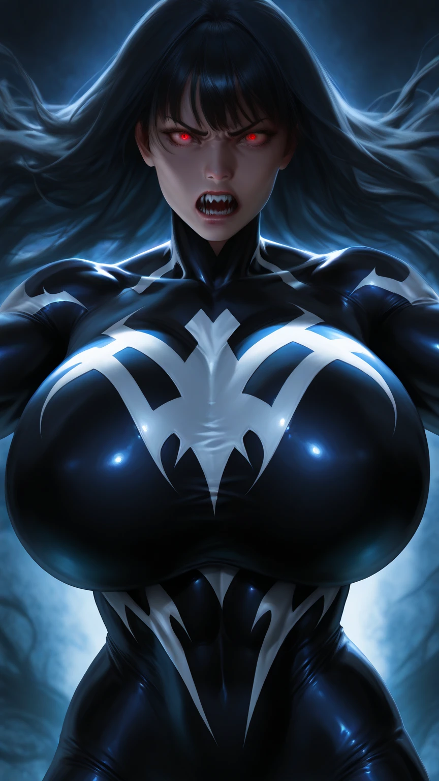 (Marvel's Black Panther, based on the costumes from the Marvel films), (work of art), (ultra detailed), cinematic, (8k resolution), (extremely detailed and technological), Abstract expressionist painting "Hyperion", Black Panther Goddess , technological armor, swimsuit armor showing pussy, epic technological image, epic posture, legendary, crouched posture with hands on the ground, flexible body, legs spread sexy. dark environment, digital painting, concept art portrait of the character, (sexy female body with curves, ((face completely covered black panther)), eyes shining with energy, impressive cleavage, very open, (extremely long and beautiful natural breasts, big, breasts popping out of the cleavage, dark nipples showing), Get close to emphasize the beautiful cleavage, close-up on the sagging breasts), the most beautiful and sexiest character of all.