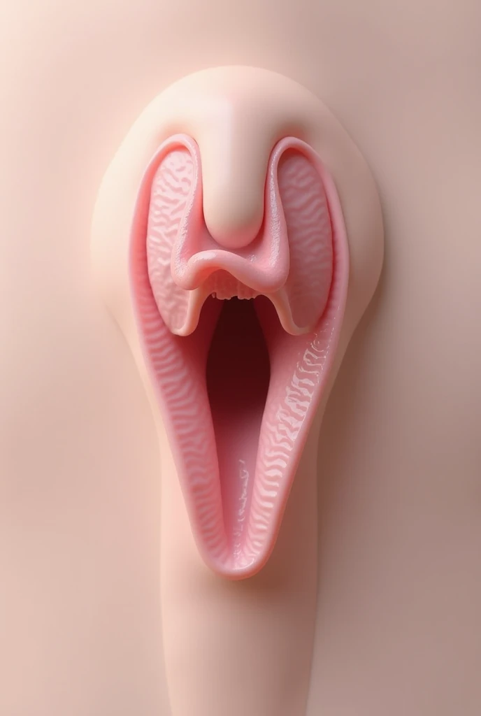 A girl showing
her vagina