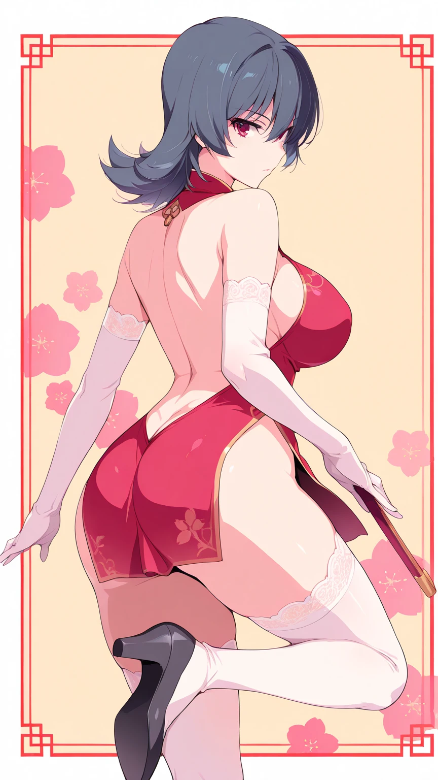 (((Sakuroma))), (((perverted lewd smile))), (((sexy lingerie see through))), (((sexy pose))), (((big ass))), (((bis breats, big tits))), ((thick)), (((smile))), (((blushes))), (((moth wings))), (((four arms))),