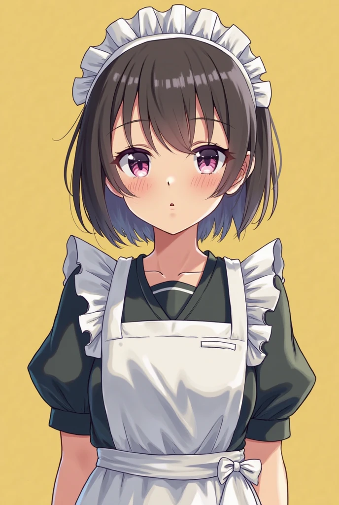 (masterpiece, Highest quality:1.2), High resolution, Anime screenshots, Anime Coloring, One girl, alone, Frowning, Embarrassing, blush, nose blush, Mouth closed,
Something_Isurugi, Brown Hair, short hair, Hair between the eyes, bangs, Green Eyes, Hair Clip, hair ornaments, Small ,
, (Blue clothes:1.1), Apron dress, White shirt, Long sleeve, Blue socks, White ,
Are standing, Dress Lift, Lifted it himself, Showing , shot, I can see your from your thighs,
Outdoor, garden, Looking down at the viewer, From below, from the front,