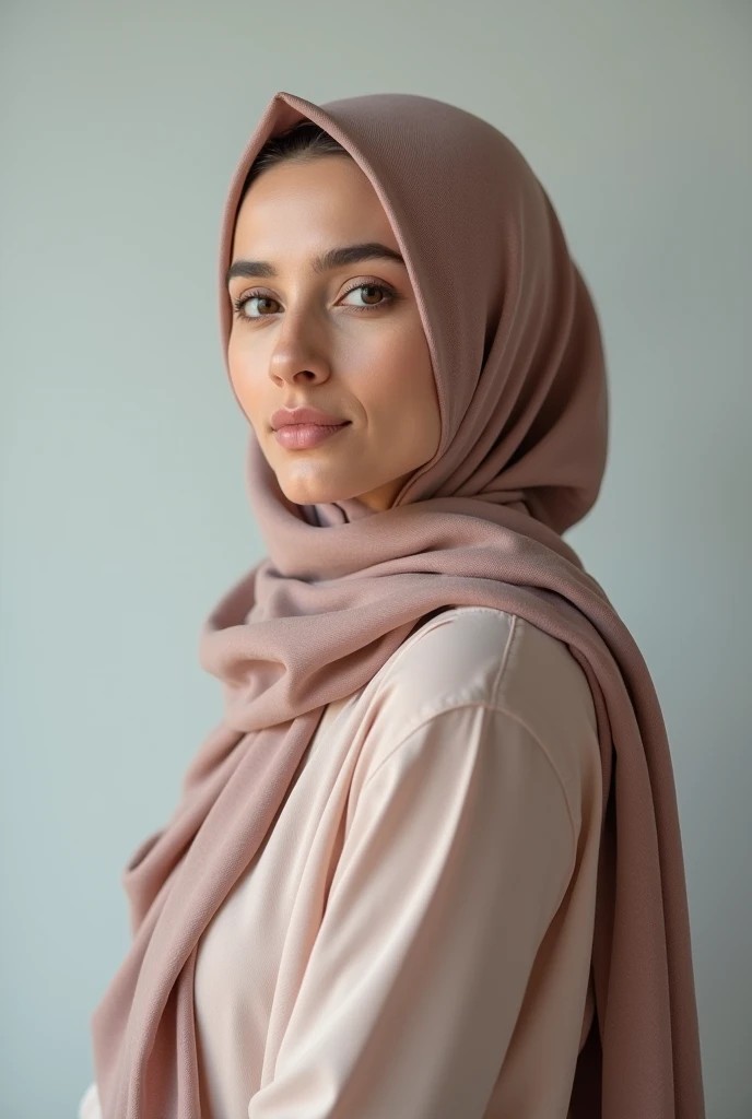 beutiful hijab nude and show her tits
