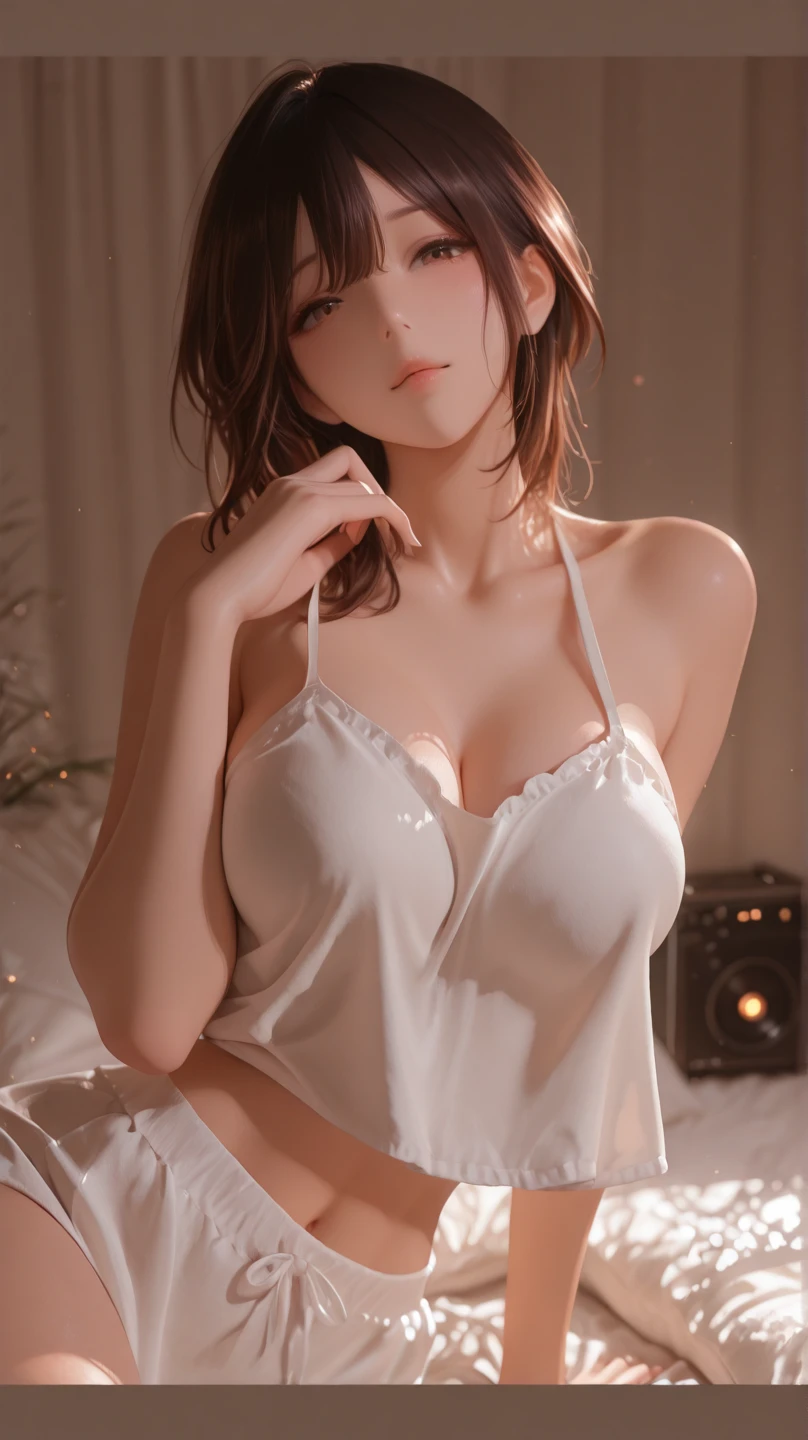 masterpiece, Absurd, Ultra-high resolution,(Photorealistic:1.4),1 girl,LOL, 18,Medium chest,Brown medium hair, ((heavy rain, fog, Wet, See through)),(Blue high ,nounderwear),Standing school entrance,Woman with sex toy between her legs, Struggling to control the remote control of Tobikko,The seductive love juice drips from between her legs., which is coating the underwear and inner thighs.She blushes and looks at me.,underwear,City view,