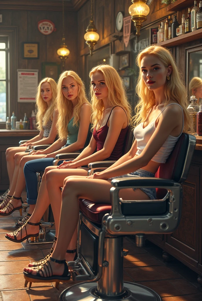 Abigail, a blonde hair young woman spends time with friends