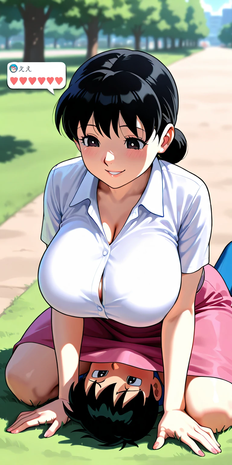 American girl of 18, video gamer, wearing translucent short T-shirt, black hair, ((blush: 0.8)), natural skin texture, 4K textures, highly detailed, insane details, faint colors , ((long wavy hair)), ((smile on face: 0.4)), (no panties: 0.2), ((looking directly at the camera)), ((tilted head: 0.8 )), ((large breasts:1)).