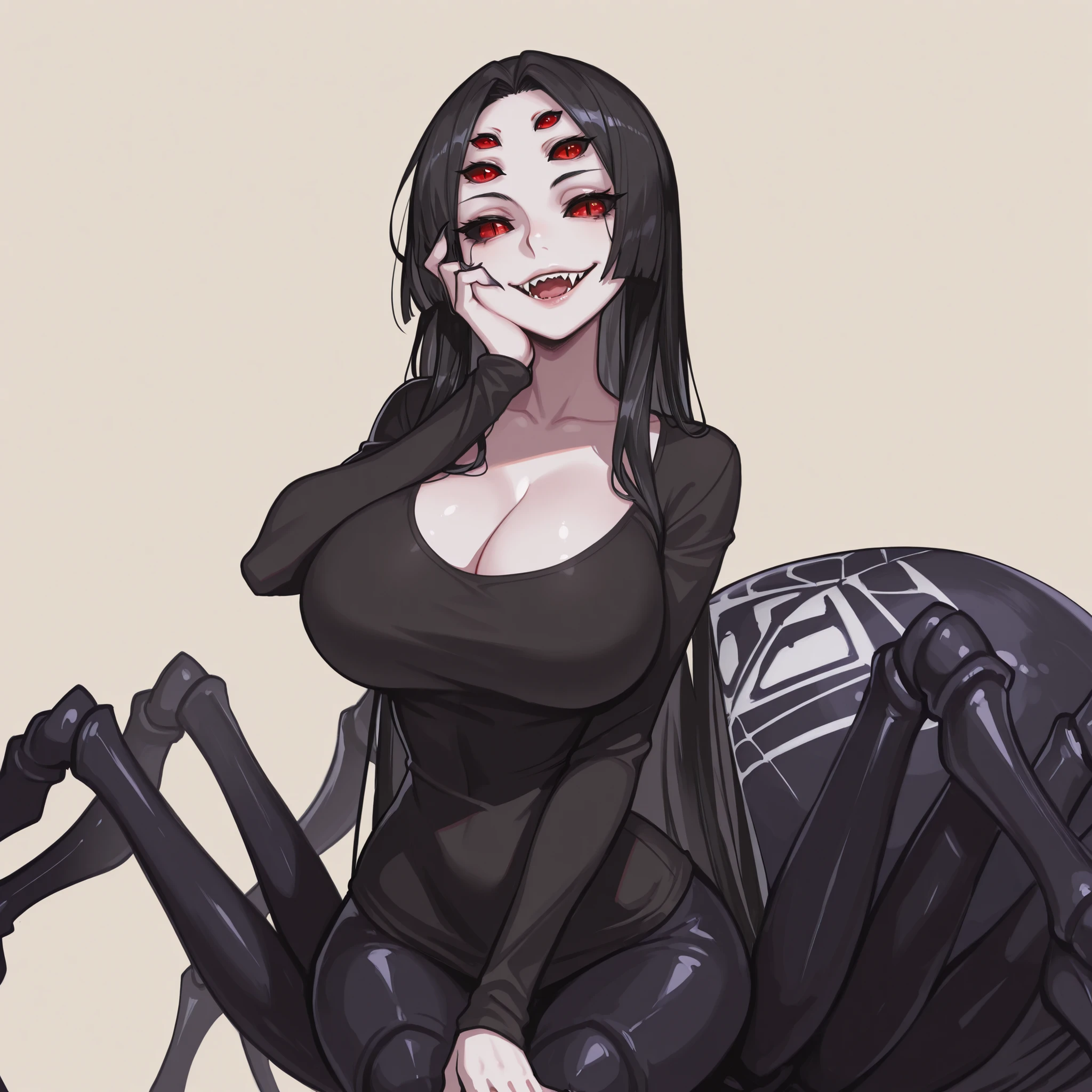 , ((ultra detailed, masterpiece, best quality)) FF8Rinoa, 1girl, 15-year-old, cute face, perfect face, beautiful baby girl face, solo, single braid, blue eyes, black hair, white long hairband, black choker, medium Breasts hanging, black corset strapless sexy, Slim sexy body, naked shoulders, perfect skin, terror face, pain face, panic, hands on her face. Facehugger on her face, Facehugger covering her face