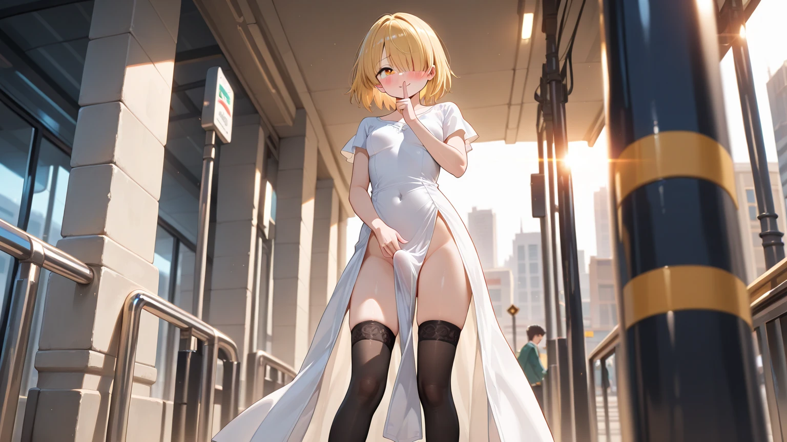 One person girl，Wear a comfortable wedding dress，Full Body Lesbian，（LOL：1.1），（Open your mouth：1.1），（Eyes Wide Open：1.2），Strong light，Background blur，Depth of written boundary，Blur the background，Particles of light，Strong winds，（Heart Particles：1.1）Sweat and get wet，Exaggerated performance，Red collar，Big Chest，Wanting a larger chest ，Queen様，Sexual desire，Sexual desire，Desire for dissatisfaction，coquetry，high quality，squat，Sticking out one&#39;s tongue，Sticking out one&#39;s tongue，Chest compressions，Perverse laughter，Obscene，Queen