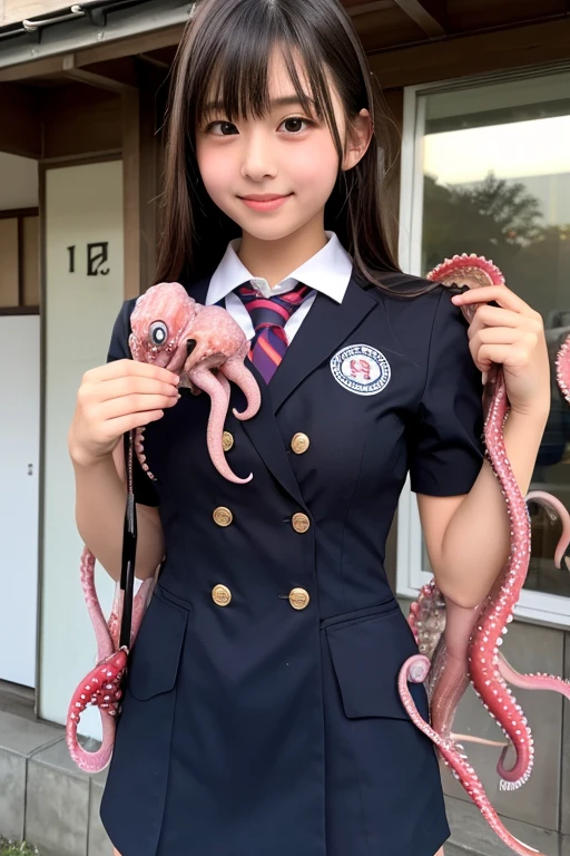 Woman attacked by monster tentacles、Kissing Face、Highest quality, masterpiece, Ultra-high resolution, (Realistic:1.4), ) RAW Photos, 1 caucasian girl, 2,Slender body,)),((Looking down)), Realistic pictures, ,Inside the church、whole body、Disheveled clothes、fair, Beautiful Skin、Immaculate skin、Please bend your knees、Boldly spread your legs wide(Spread your legs)、Violated by slimy tentacles、Attacked by multiple tentacles、Sleep on your back:1.4、Tentacles penetrate deep into the female genitals、Tentacles wrapped around chest、Stewardess Uniform