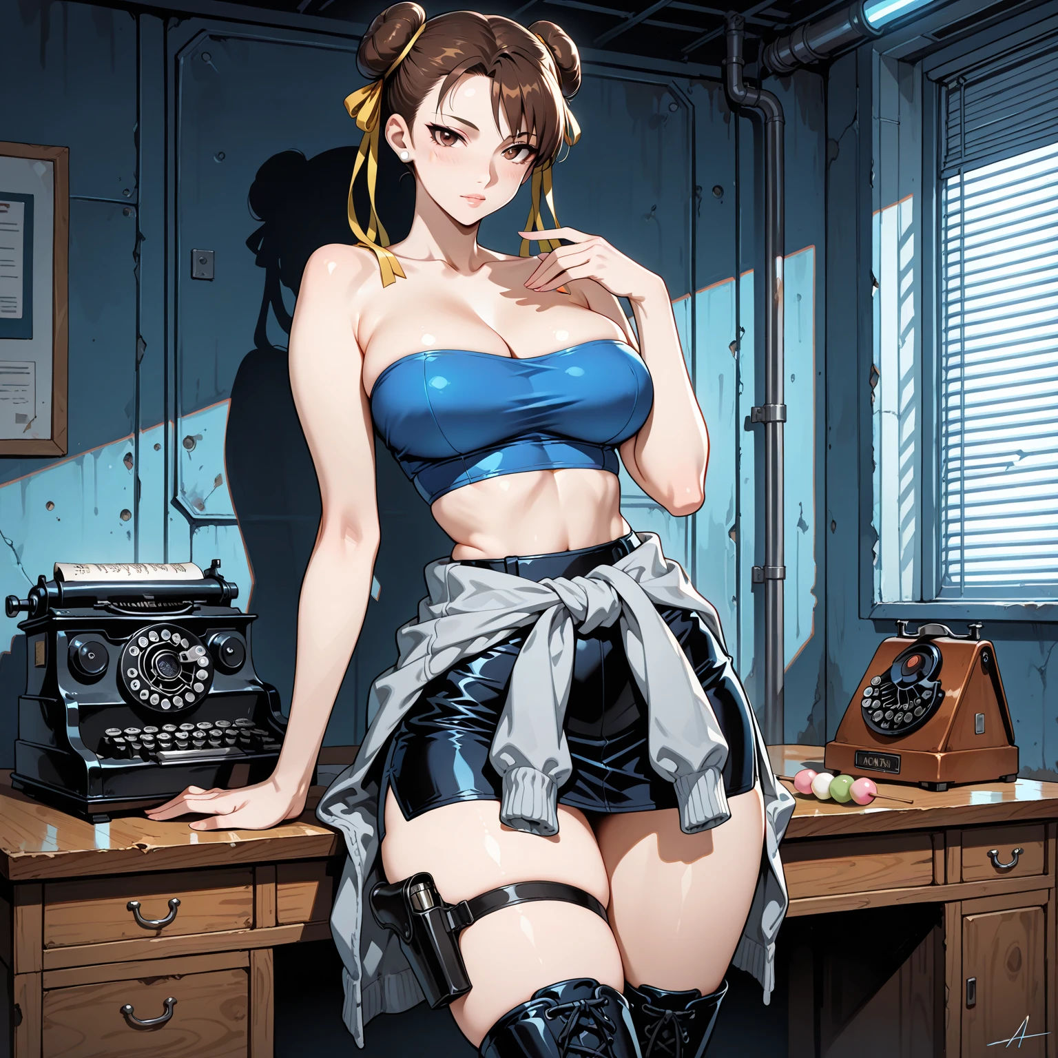 Huge penis Sitting on the operating table Aerith Gainsborough