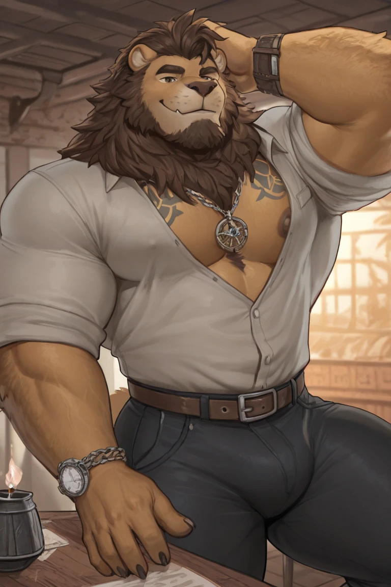 solo, 1boy, Huge Thick Muscular Old Grizzly Bear wearing glasses , pectoral, huge pectoral, wide pectoral, brown fur, short white hair, black competitive briefs, shirtless topless, bearded, 
White Mustache, bodybuilding conpetition stage background, masterpiece, high detailed, 8k, high resolution, at the stage flexing whole body veiny. (Side chest bodybuilding pose). Winner, gold metal trophy
