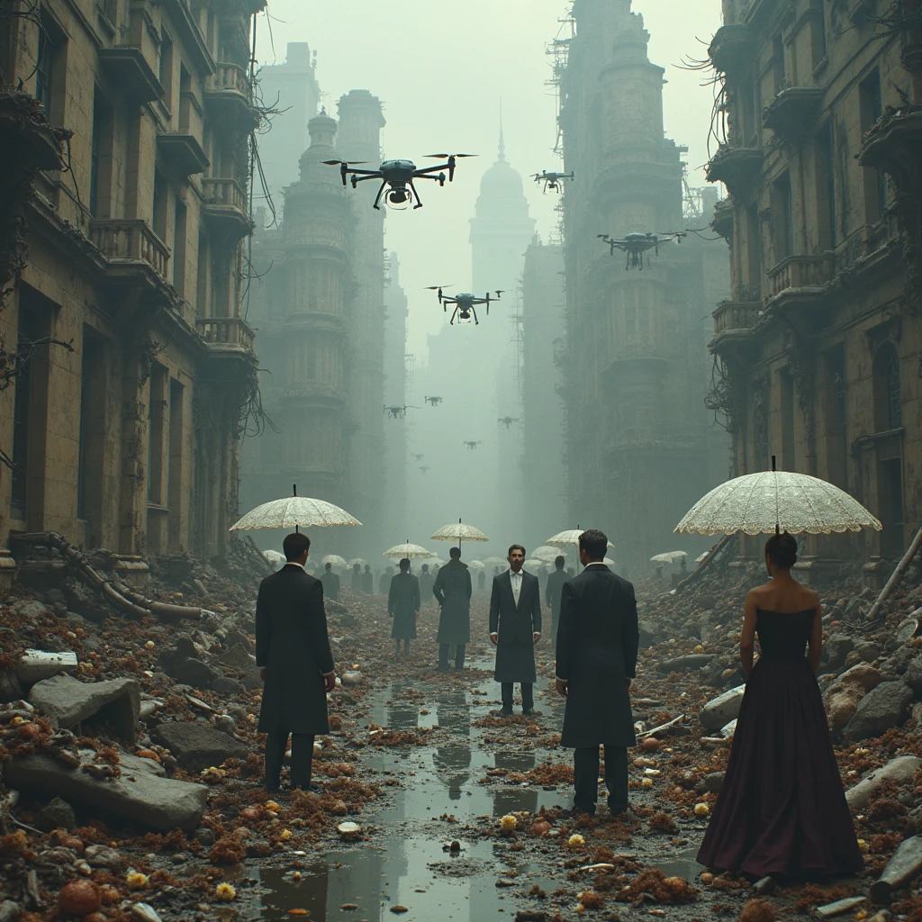 a group of people walking down a street with televisions as their heads, orwellian dystopia, orwellian style, by Igor Morski, orwellian, propaganda style, collage style joseba elorza, by Boris Vladimirski, by Mstislav Dobuzhinsky, by Silvia Pelissero, inspired by Igor Morski
