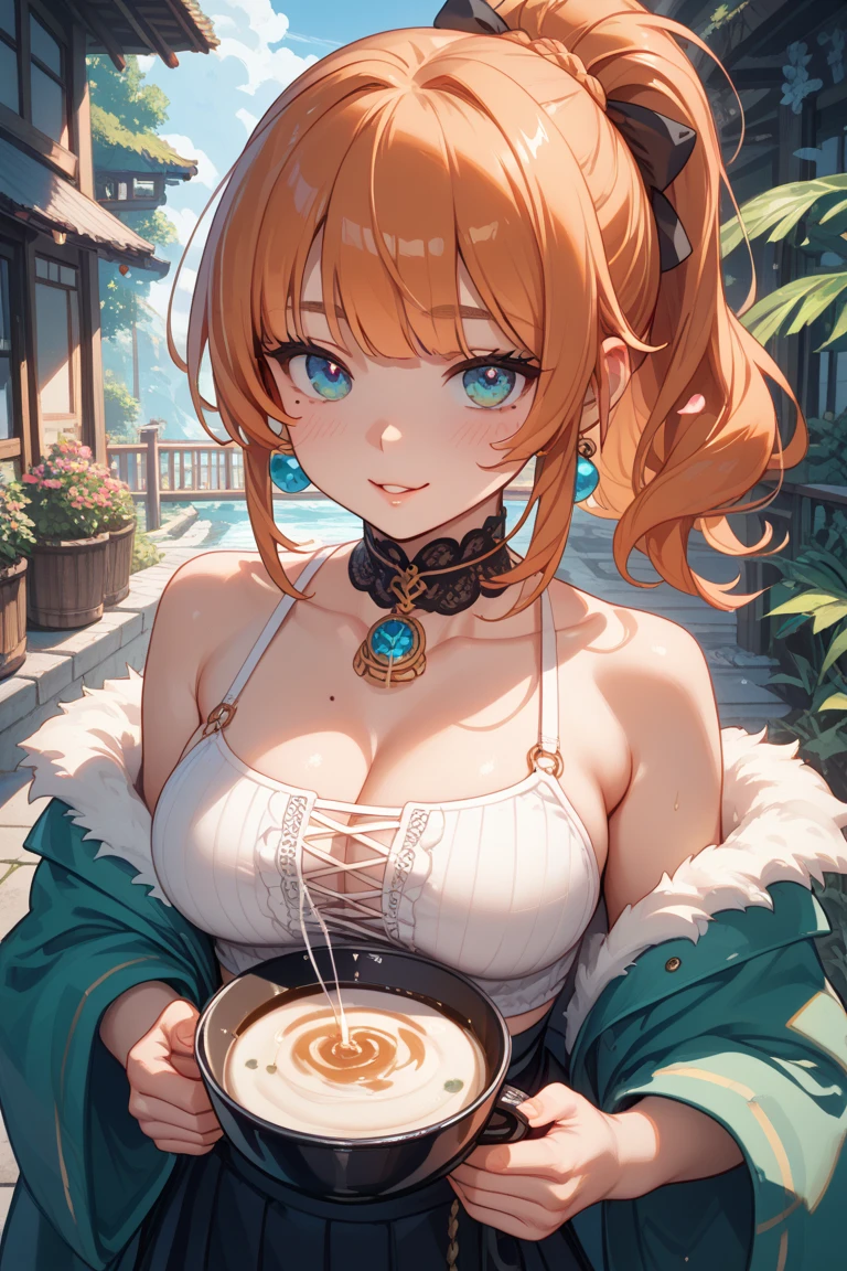(Highest quality,4K,8k,High resolution,masterpiece:1.2),Very detailed,(Realistic,photoRealistic,photo-Realistic:1.37),Beautiful attention to detail,Beautiful lip detail,girl with beautiful eyes, Anime girl in a cute dress, Cute anime wife in a nice dress, Detailed digital anime art, Wearing a dress, everyone, Beautiful Anime Girls, Cute Anime Girl, Smooth anime art, Anime Style, Vibrant colors, Soft lighting, Detailed coquettish eyes, Beautiful cleavage, Glasses, tongue