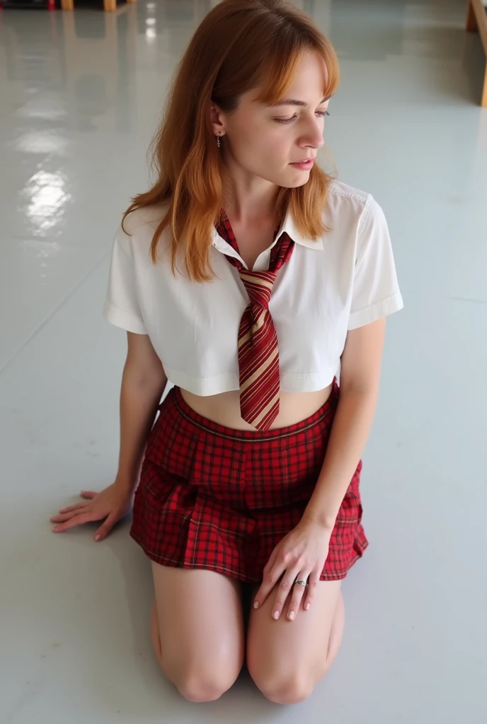 ((One Girl:1.4)),(masterpiece, Highest quality), ((Looking into the camera)),(((Long Hair))),(((I can see your chest))),(Nipples are visible), Asuka Langley, whole body、I can see your thighs、(((Light brown hair))),classroom、stand、セクシーなポーズ
blue dress, mini skirt、dress, neck ribbon, pinafore dress, ((red ribbon)),ribbon, White shirt,Short sleeve, Short sleeve,(アスカ・Langleyの髪型:1.6),black eye,
