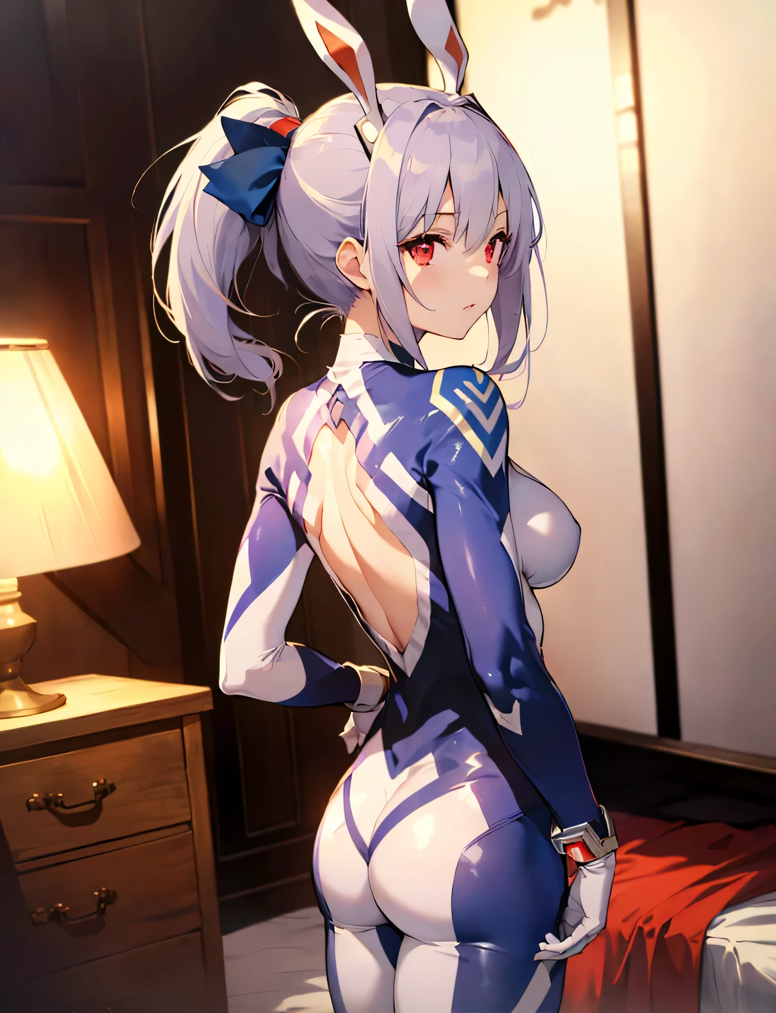 ultra-detailed, Explicit, Beautiful body, Beautiful Nose, Beautiful character design, perfect eyes, perfect face, ultra highres, 4K, beautiful legs, perfect legs, Nice hands, Perfect hand, Masterpiece, Best Quality, Highly detailed, illustration, absurdres, street fighter, doll suit, shadaloo doll, dollsuit, girls, multiple girls, expressionless, blank eyes, looking at viewer, red gloves, emotionless, black latex, corrution, mind control, female combatant, full body, hypnotized, unhappy trance, full body suit, ribbed bodysuit, both arms at side, stand up straight, obey, perfect female body, extremely glossy latex, hypnosis, hypnoLora, empty eyes, Mind control device, poses, submissive_pose, Slave, hat, necktie, stand up straight, standing, standing at attention, hat, necktie, belt, extending the right arm from the shoulder into the air with a straightened hand, nazi saluting, military, military saluting, salute, right hand saluting, left hand at side, latex, ribbed bodysuit, wide hip, thicc, a curvy body, Silver hair, Chloe Chronicle, Infinite Stratos, long hair