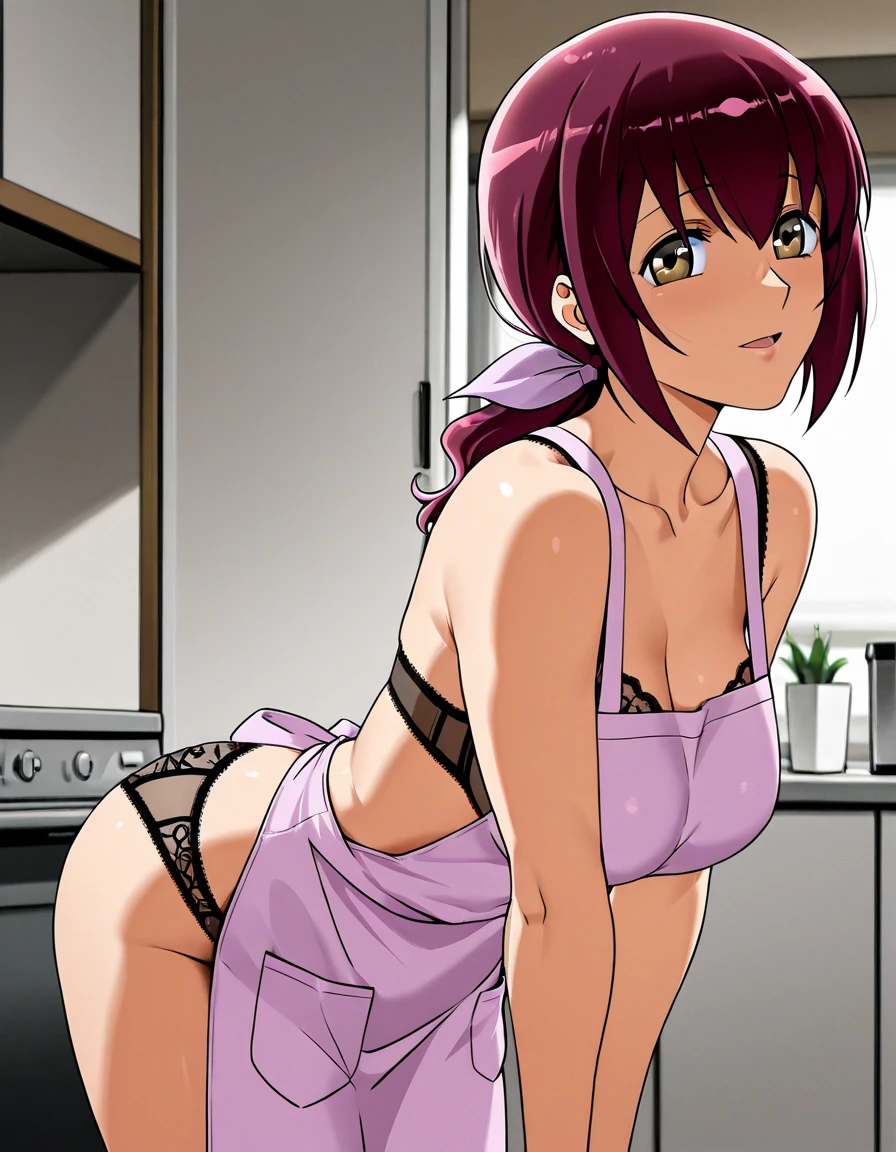 Mast, best quality, 1 girl, momo belia deviluke\ (to love ru), glass pink hair, glass eyes, short hair, headband, hair accessories, looking at the audience, front view, hands out if frame, see through undergarments, pale white skin, ass plug fox tail, sniffing white torn panty, torn pantyhose, attractive legs, legs on frame, beautiful legs,hand under panty