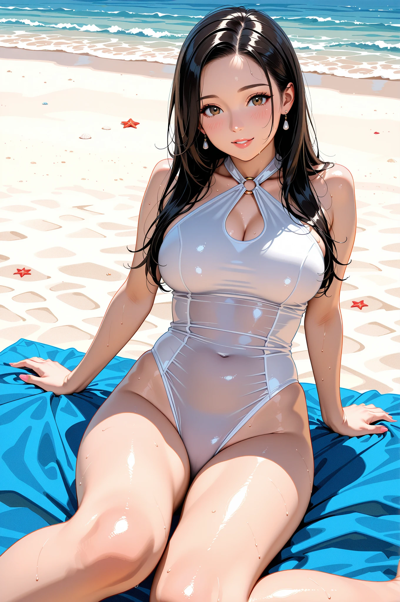 A swimsuit beauty with little fabric