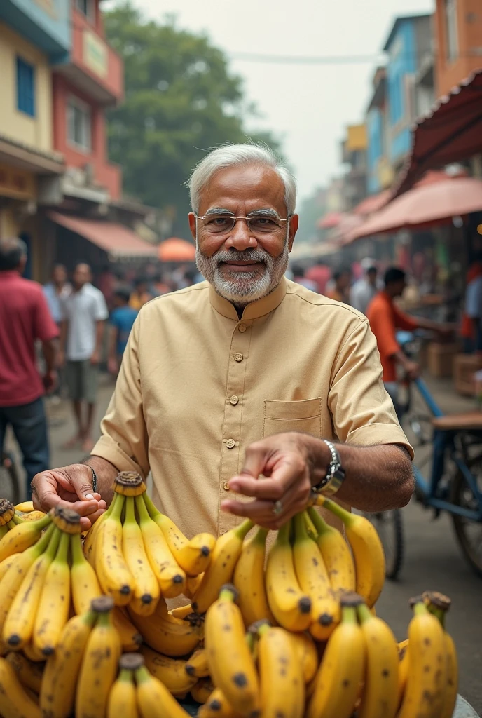 Narendra Modi eating banana