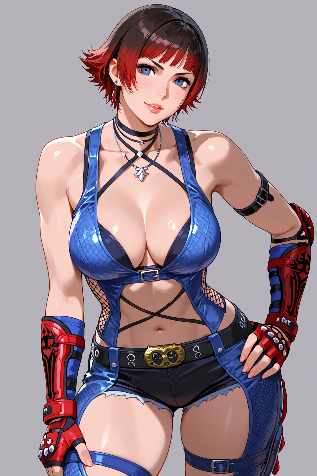 1 woman, ((detailed eyes:1.2)), sexy, sensual, sleeveless, sideboob, masterpiece, top quality, best quality, official art, beautiful and aesthetic:1.2), extreme detailed, colorful, highest detailed