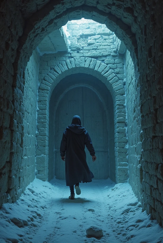 The admiring hero Francis enters the room, where impenetrable darkness reigns. He is imbued with patience and hope, Knowing, that his mission is to save humanity from evil, that envelops their world. In the silence, he hears the rustle of the wind and feels cool, which envelops his body