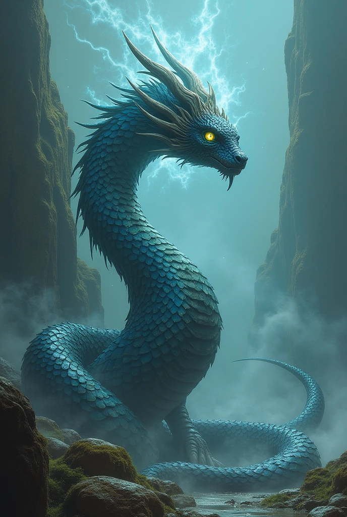 Sujin, the Water Dragon God from the anime fairy tail version -100 Years Quest