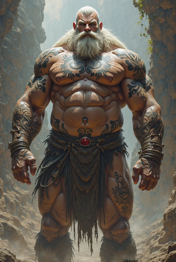 hot hairy cub body ,(((He takes off his full brown adventurer&#39;s robe and puts it on.))), loincloth ,muscular body, Gigachado muscles, muscular man , men&#39;s art, high resolution fees, Very heavy vignette!!!,difficult ,not wearing anything,vein muscles, shaggy lumpy body, lots of leather rope necklaces ,Dad with extreme muscle mass, Slightly long side-cropped hair with silver mesh, Glowing tattoo of some ancient runes, Point tattoos on arms and body , sky blue color tattoo, Cropped beard face, keep calm, Around 40 years old,tanned brown skin,super detailed,high quality,Realistic and smooth skin texture,realistic dandy guy,Light and shadow, excellent anatomy, Normal anatomy, masterpiece, Clear illustrations 