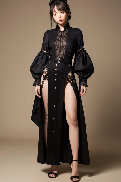 ((Full body photo, standing, feet on the floor)) score_9, score_8_up, score_7_up, 2persons, (1man named+++Rasputin) grabbing 1woman named+++Miroslava, Miroslava , 40yo, African, Russian, (dark skin:1.2), dark brown hair, 50's vintage hairstyle, curly hair, updo, breasts length hair, brown eyes, charcoal dress, puffed sleeves, long dress, (queen anne neckline), ch4irtied, tied with rope, bound above and below breasts, shibari over clothes, arms behind back, bound arms, bound wrists, bound elbows, bound legs, bound thighs, bound knees, best quality, gagged, detective gag, otm gag, classy heels, sheer pantyhose, highly detailed, intricate detail, (eyliner, long eyelashes), ((terror)), (surprised), (pleading:1.9), ((Rasputin is an evil man) dressed in black, knife, holding Miroslava:2) BREAK (expensive living room background:2), perfect background, detailed background, detailed body, detailed anatomy, perfect anatomy, high-contrast