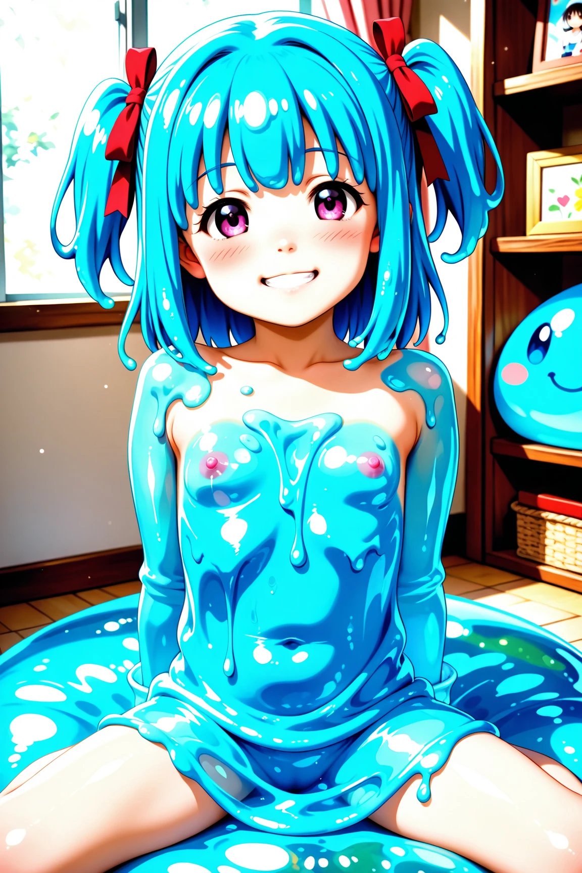 (a lot of extra limb), (Extra Arms), extra legs , multiple heads,((((3 heads:1.5)))), Cat ear,extra breasts under breasts, multiple legs, Shrine priestess costume, wolf ears ,fox ears, multiple legs, multiple arms, masterpiece, highest quality , {Multiple people} , (human limbs grow on tentacles ), Scylla with too many slime tentacle limbs , extra eyes, extra ears, too many extra body parts, extra body , extra heads ,conjoined twins ,twintails, tentacle hair, a lot of extra limbs grow on slime tentacle, chaos shape girl, mutation ,parasitic girl’s body ,green hair , slime tentacle hair , golden eyes , extra torso on tentacle legs, multiple girls fuse tentacles , a lot of humanoid arms grow on tentacle arms , more arms, more legs, more heads, more little girls, multiple torso, more limbs , surprised expression, extra limbs fuse tentacle , melting limbs , extra breasts , skin fang, naughty, crazy, demon horns, mismatched pupils, anime style, 8k, super detail, textured skin, anatomically incorrect anarchy body, multiple extra body on torso with extra arms,multiple heads on head with tentacle arms, branched body, branched tentacles , a lot of tentacle arms grow on whole body, Hekatoncheir , severed torso, tentacled vagina, small breast, she is unable to move body freely, Tentacle arms that move on their own, A girl raped by her own body that moves on its own, girl fondling her own breasts, no pants , ruled by an extra head, controlled by tentacle monster, girl fused mythical creatures, green tentacles, The extra head with extra arms is the main body, Replacement, Embrace your extra head, extra torso , a girl being parasitized by a tentacle girl’s body ,a girl assimilate into tentacles , body being invaded by tentacles, A five-year-old girl with tentacles fused together, tentacle legs coming out of vagina , futanari penis growing on vagina, Mind control, tentacle girl absorbed by slime girl, amorphous monster girl, crotchhead , tentacle slime shapeshifter