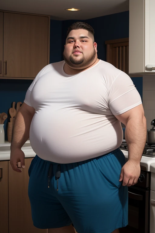 fat man in underwear