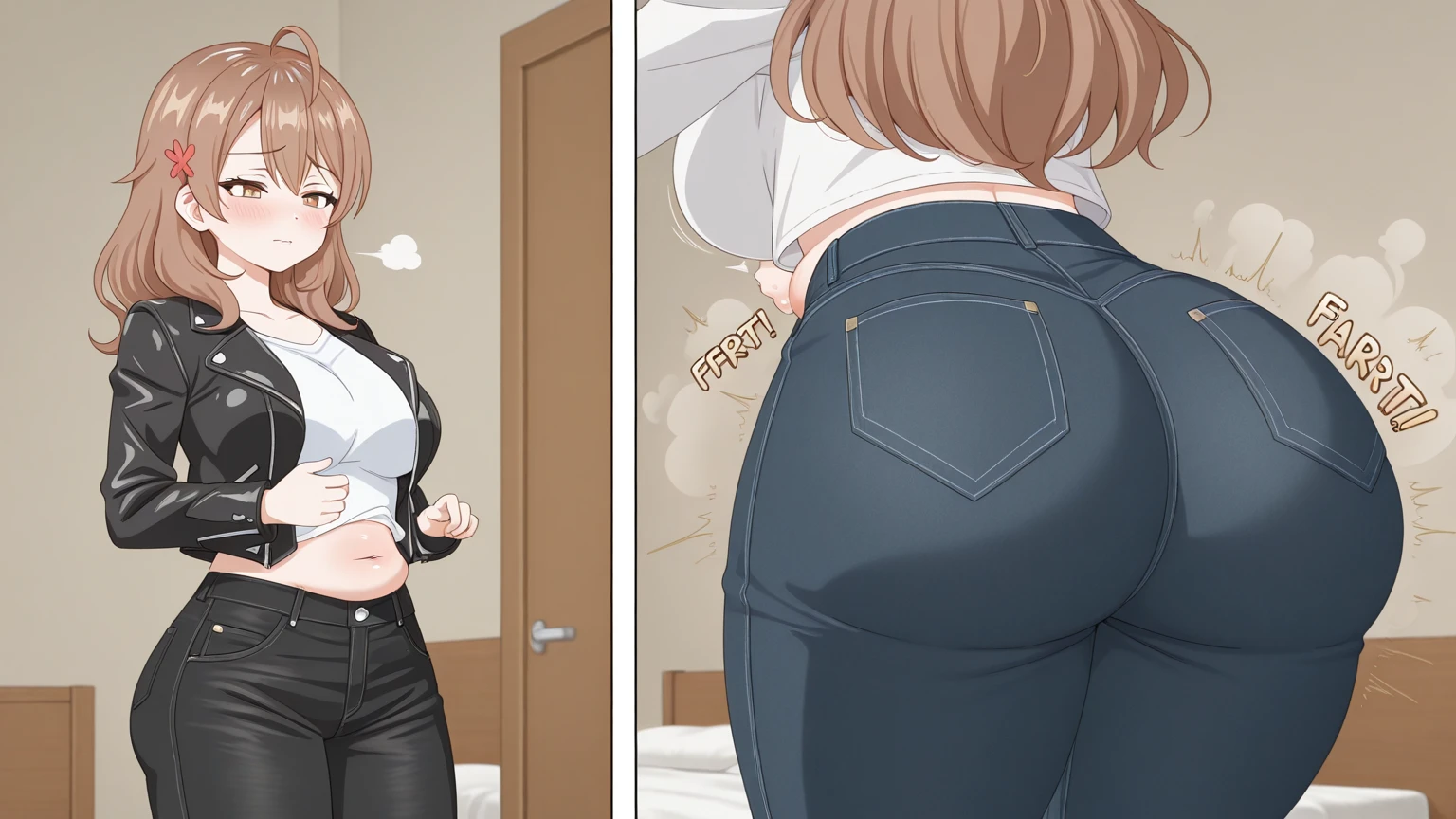 woman,独奏 ,cropped-fc,,, BTPT-FC, bralette, hason, Sweaters, 详细的脸, Hang in the back, illustratio,AS-Adult,carismatic,delicated,Briefs,Plump and rounded buttocks,Full crotch