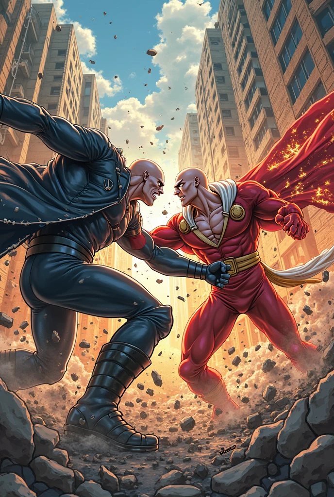 A realistic 3D male model in full body composition, wearing a full body hero suit and cape in the pattern of a professional baseball uniform, a very short haired, crew cut, cool, dandy-like, veteran-aged man with a shiny, sparkling blue cape that is longer than his body, gloves and a cap are always worn, an original hero, only the eyebrows, eyelashes and eyes are visible, his mouth is bandaged and sealed, the upper half of his face is  with a sharp gaze, he has six pack abs, a muscular macho man with a sturdy body, he has both legs closed, his hands are clasped behind his back in an X shape, his whole body is bound and sealed with duct tape and he is held down. He has collapsed from exhaustion and is sleeping with his eyes closed. A coat of arms, in a dark room background, his whole body facing forward, backward, left and right (north, south, east and west), an image of him being restrained and mummified.