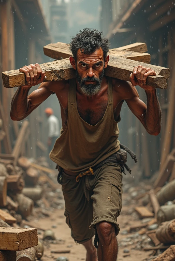 Scenes of workers in mines or plantations, with rudimentary tools and clothing of the time.