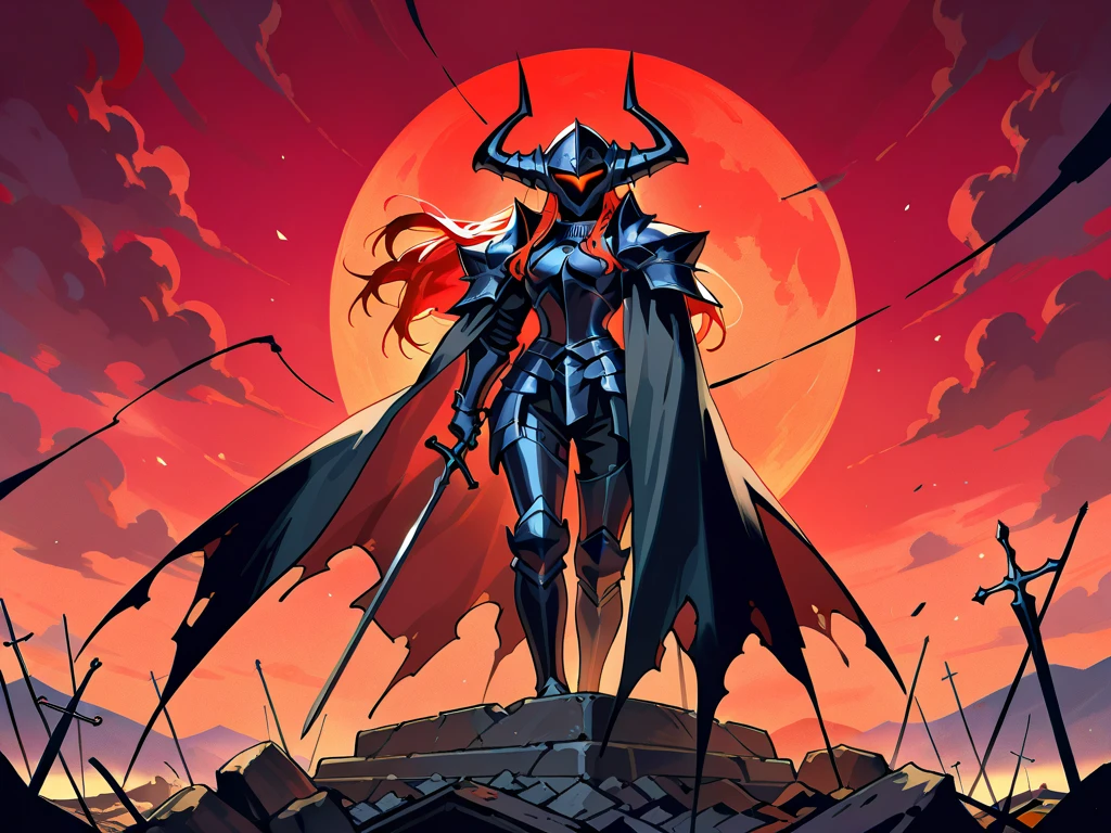 Title: Apocalyptic Empress - Battle Sister of the Furious Anthro Goddess Medium: Warhammer 40k Inspired 8K Anime Digital Art Style Description: This epic fantasy masterpiece showcases a Battle Sister, an embodiment of divinity and combat prowess, standing tall amidst a chaotic battlefield. Her anthropomorphic form, imbued with goddess-like features, is a visual testament to the convergence of the divine and the mortal. With her furious gaze fixed on the horizon, she is poised for battle, the thunder power rifle gripped firmly in her hands. Her space marine armor, perfectly rendered in this
