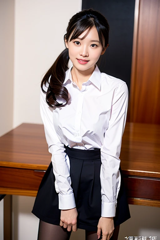 Young sweet beautiful Bogor city school girl, slim body, very georgeus face, 17 years old, wearing very  all unbuttoned thin Indonesian white and grey uniform, all unbuttoned long sleeve shirt, grey folded up kneel long skirt, sassy girl,  wavy short hairs, sleeping down relax spread  wide legs on sofa cheerful going to the school in the sunny morning, sport shoes, very realistic, very detail, no cartoon, pulled down white thin  that clearly  visible, front view,  girl, normal legs pose,