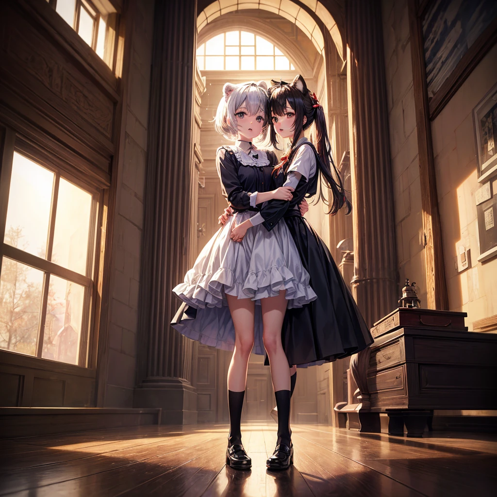 (group picture:1.3), (multiple girls:1.3),(3 girls:1.5),(Lesbian、Embrace each other、Huddle together:1.3), (crying:1.5),(masterpiece, Highest quality:1.2), (from above:1.3), (Highest quality: 1.5), ((Intensive、Close Contact:1.5)), (masterpiece: 1.5), (2.5D)、8k, Official Art, RAW Photos, (((Skin glowing with oil:1.3)))、(A lot of milk all over my body:1.5)、 (best quality:1.2), (arms up, open legs:1.3), (sitting:1.5)、((Sad:1.3))、(Beautiful night view, indoor, Huge windows, Luxury bed:1.3)、Soft Light, Beautiful and slim,Lift your hips high, Elegant and sexy, ((((Wet)))),