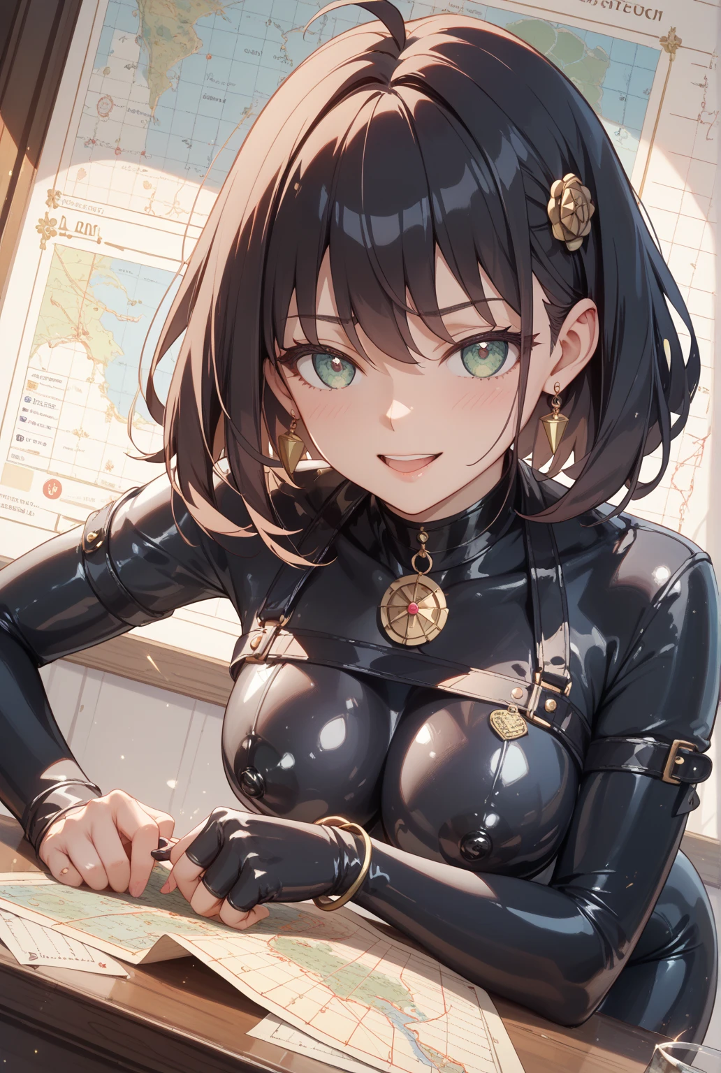 1girls, 22 years old, lewd bikini, Steampunk costumes, steampunk goggles, smile, looking at viewer, Steampunk background, cowboy shot, masterpiece, super detail, best quality