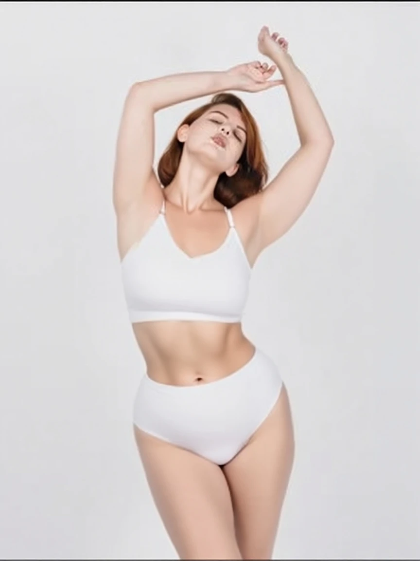 (Highest quality、8k、32k)、(1 female:2)、Cute Japanese Woman,Wolf Cut Hair、Brown short hair、(tube,Sexy white underwear:2),(Full Body Shot:2)、Cleavage、necklace、From above、When you look at the audience、Very delicate face、Abdominal muscles、slender、High Style、High resolution、coastline sunset、Kind eyes、Large Breasts、smile,Moisturized lips、looking at the camera、Canon Camera,