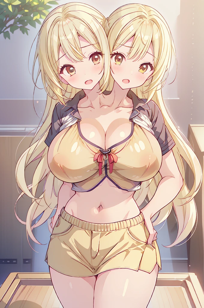 Highest quality, High resolution, Big Breasts、ＪＫ,In a very small elevator、Lots of girls ,10 Girls、bikini、Heart symbol and sound effect、Chest full of sperm、Penis between 、Bukkake、Pant voice、white and bright skin、Blunt bangature、Very tall、Surrounded by tall girls、Thighs、Adult women、Being looked down upon by many girls、Protruding nipples、A composition that clearly shows the face、A harem of big women、Many women are lining up、Small head、The body is large、Titty fuck