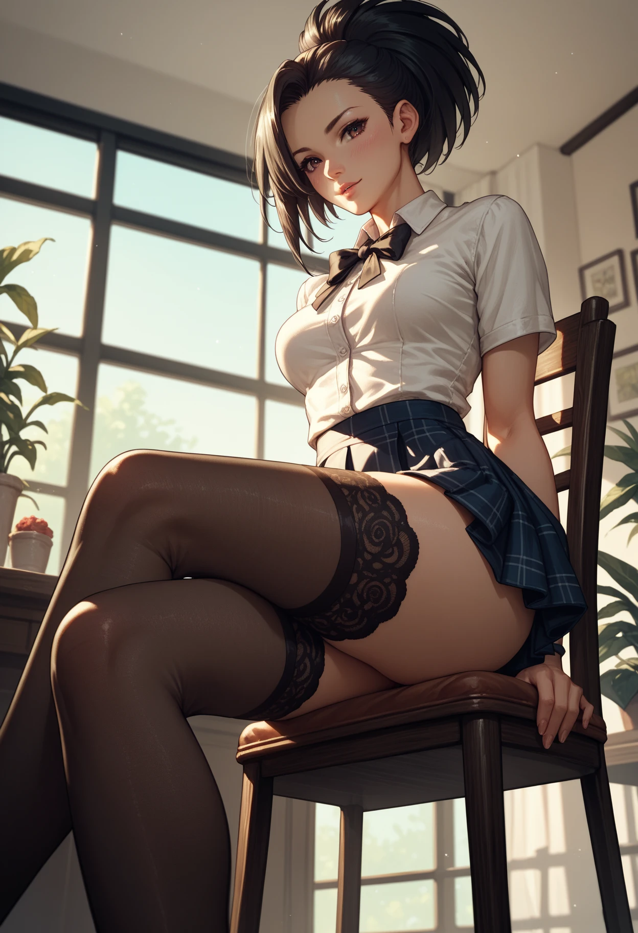 (Big Tits,Big Breasts,Big Breasts,valley,Plump,Saggy breasts),(cool,Slanted Eyes,Embarrassing,blush,Watery eye,Humiliating),(Short Bob,Black Hair),sexy,whole body,Chest,透けNipples,勃起Nipples,Rocket Breasts,Breast bag,Adult women,Big Ass,mini skirt,shirt,pants,Thong,Bite,Ass,High heels,garter belt,Fishnet tights,Soaking wet,Wet and see-through,Sweaty,office,meeting,Expose,Public scrutiny,Showing panties,squat,On the desk,Water Drop,Dripping Water,career woman,Leg spread,Hamiman,Nipples