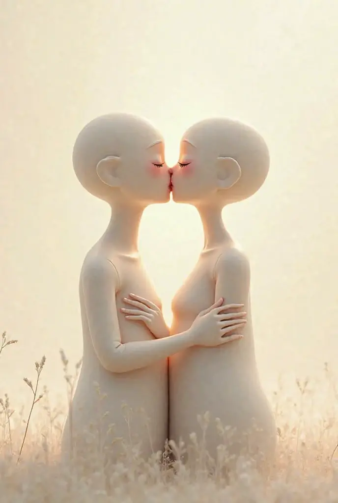 Make a photo that combines hugging