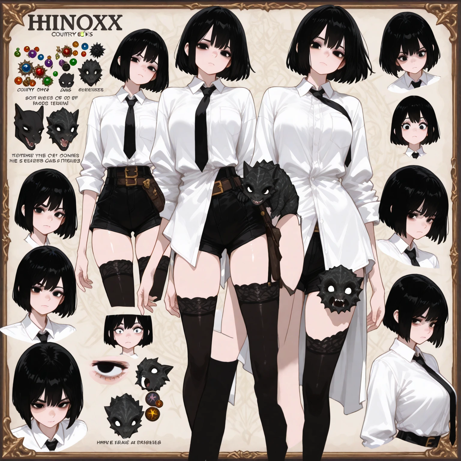 1girl, smile, upper body, (standing: 1.2), (royal blue eye), (wolf ear), (black hair), (wolf tail), (cute young girl:1.1), beautiful detailed eyes, flax green hair, short hair, small breasts, (looking at viewer), (magazine:1.3), (cover-style:1.3)