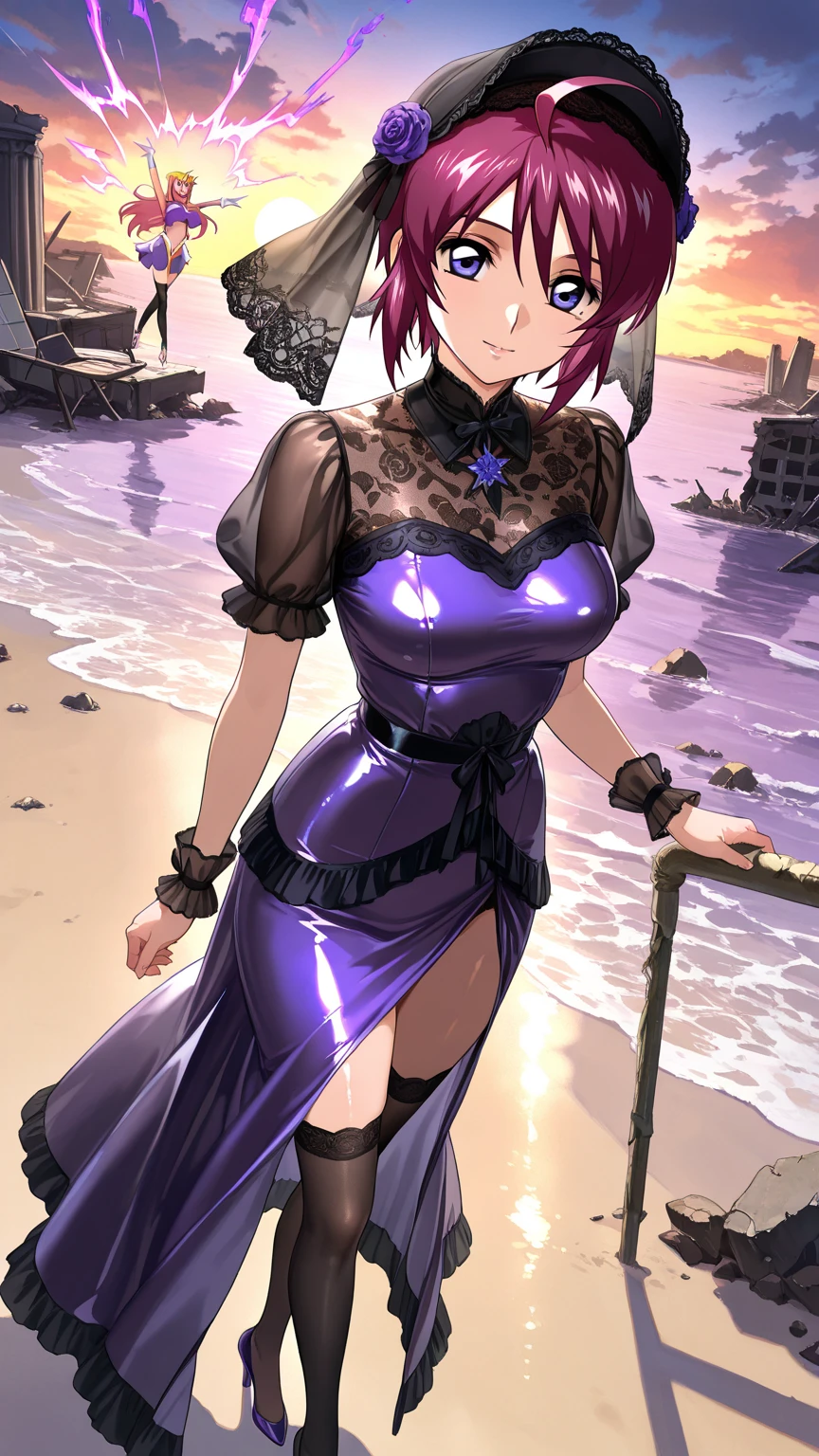 1 girl, very big breasts, very sexy body, 1 girl in, a smile, looks at the viewer, black shirt, super short white school miniskirt, full body, giant breasts, cleavage, giant breasts, heels, background in the mountains 1 girl , with big breasts. long legs QUEEN huge tits, (cleavage), high legs, (standing), sexy and muscular body. short skirt.4k hd